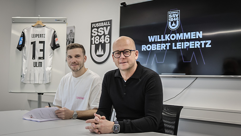 Robert Leipertz verstärkt den SSV Ulm 1846 Fussball