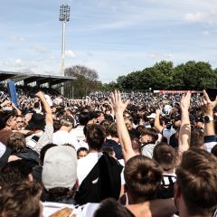 Meisterfeier auf dem Münsterplatz