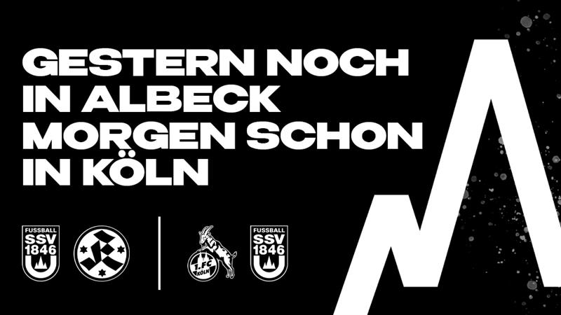 Gestern noch in Albeck – morgen schon in Köln