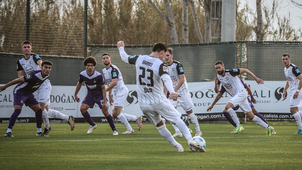 Test in Belek: Ulm und Aue trennen sich 2:2