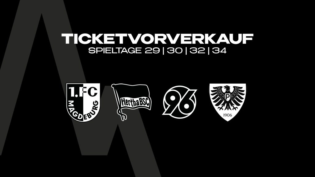 Vorverkauf für alle verbleibenden Heimspiele gestartet