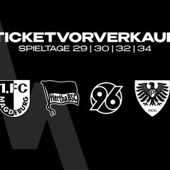 Vorverkauf für alle verbleibenden Heimspiele gestartet