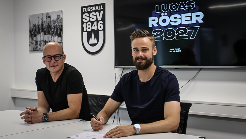 Der SSV verlängert mit Lucas Röser