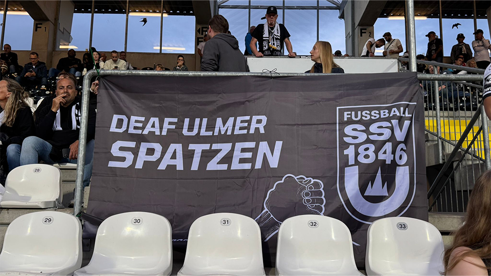 Dolmetscherin im Donaustadion