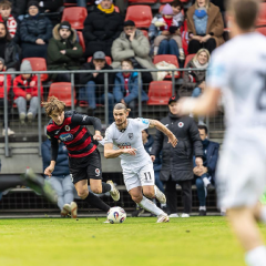 Seegert mit dem Siegtreffer per Kopf