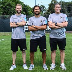Das ist das Trainerteam der Spatzen