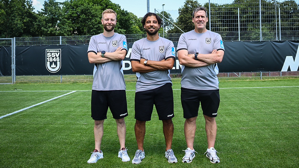 Das ist das Trainerteam der Spatzen