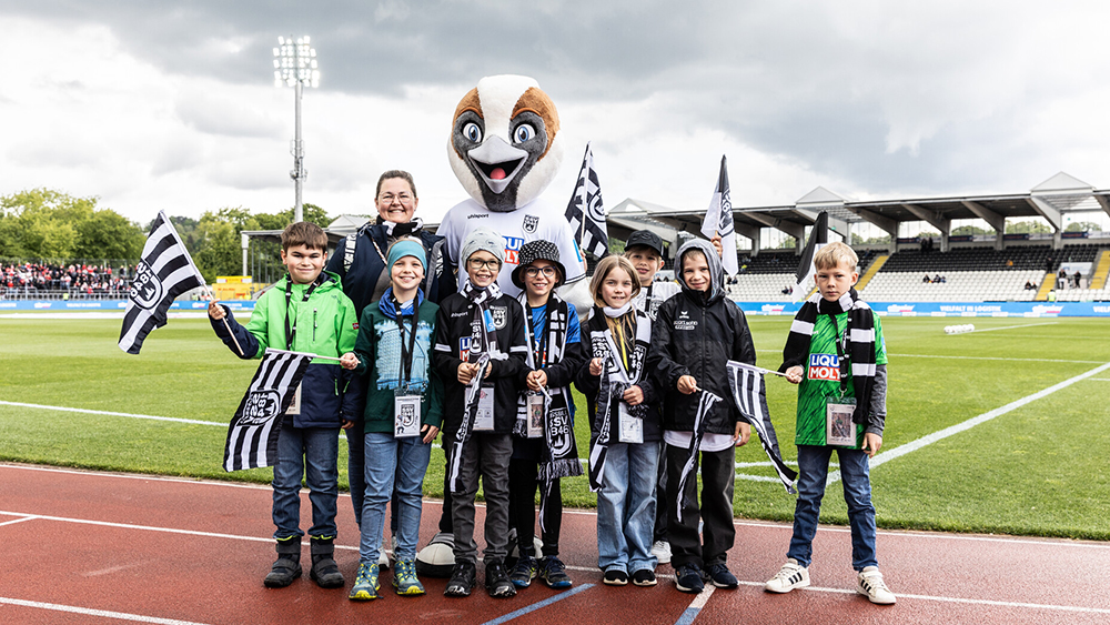 Kids-Day und Kinderpressekonferenz im Donaustadion